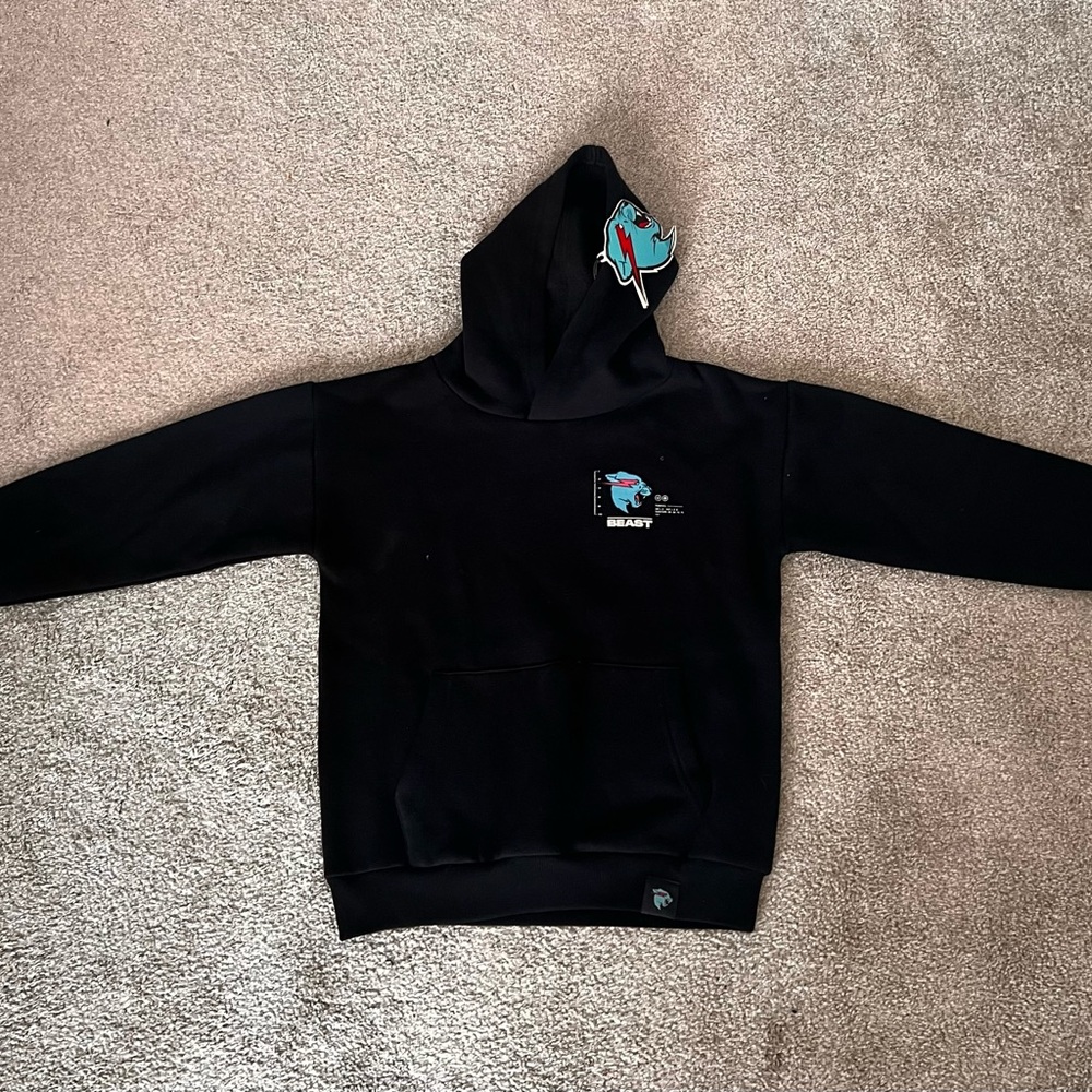 Kids hoodie Mr Beast size 8y ( fits like a size S )